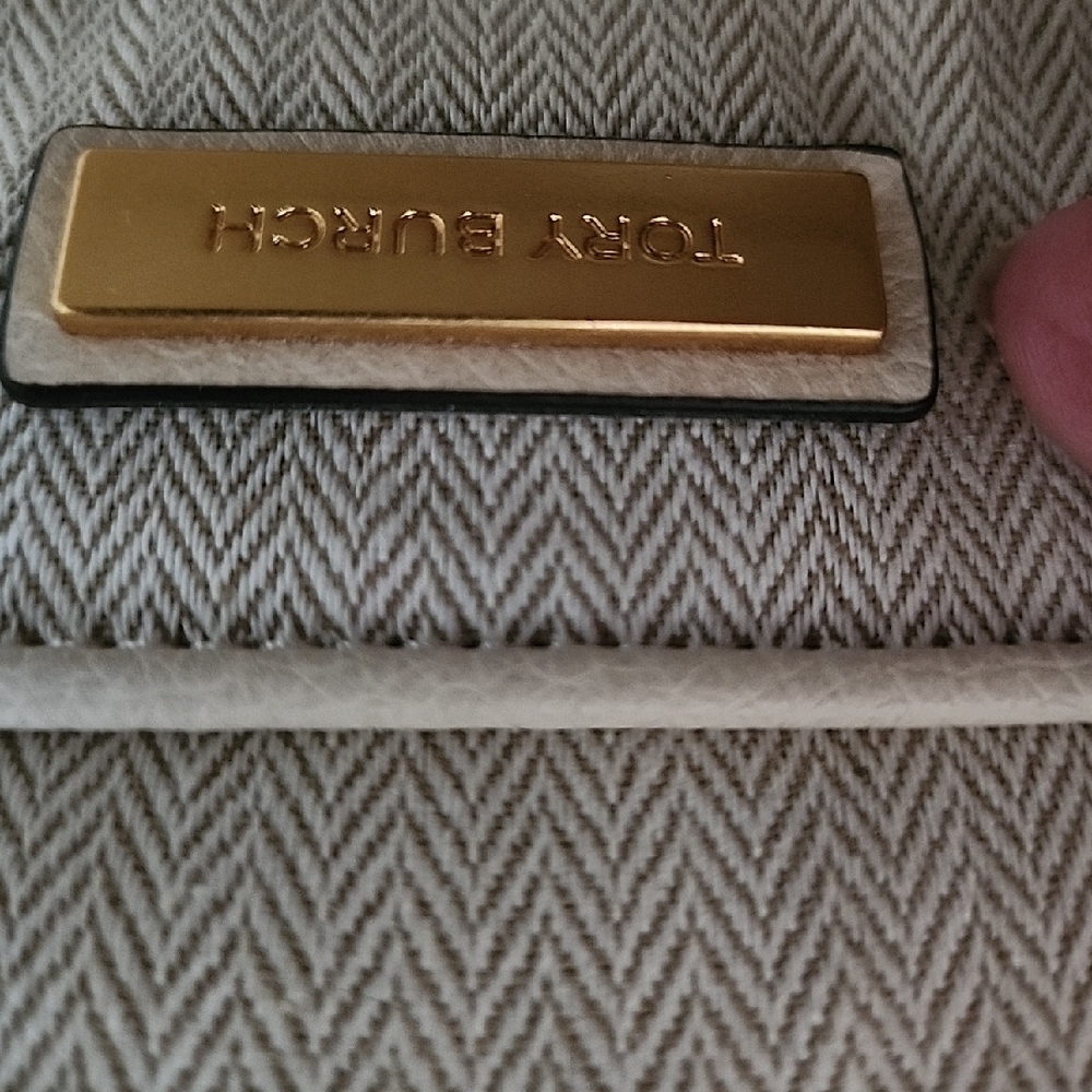 Tory Burch Cream Tote Bag - Picture 5 of 10
